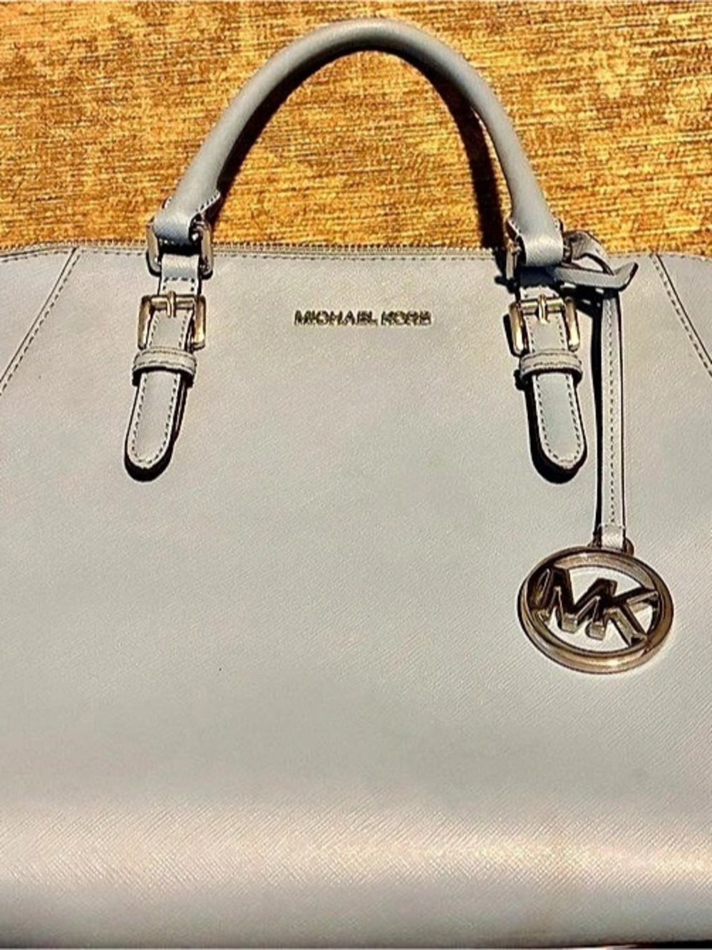Michael Kors Structured Satchel in periwinkle